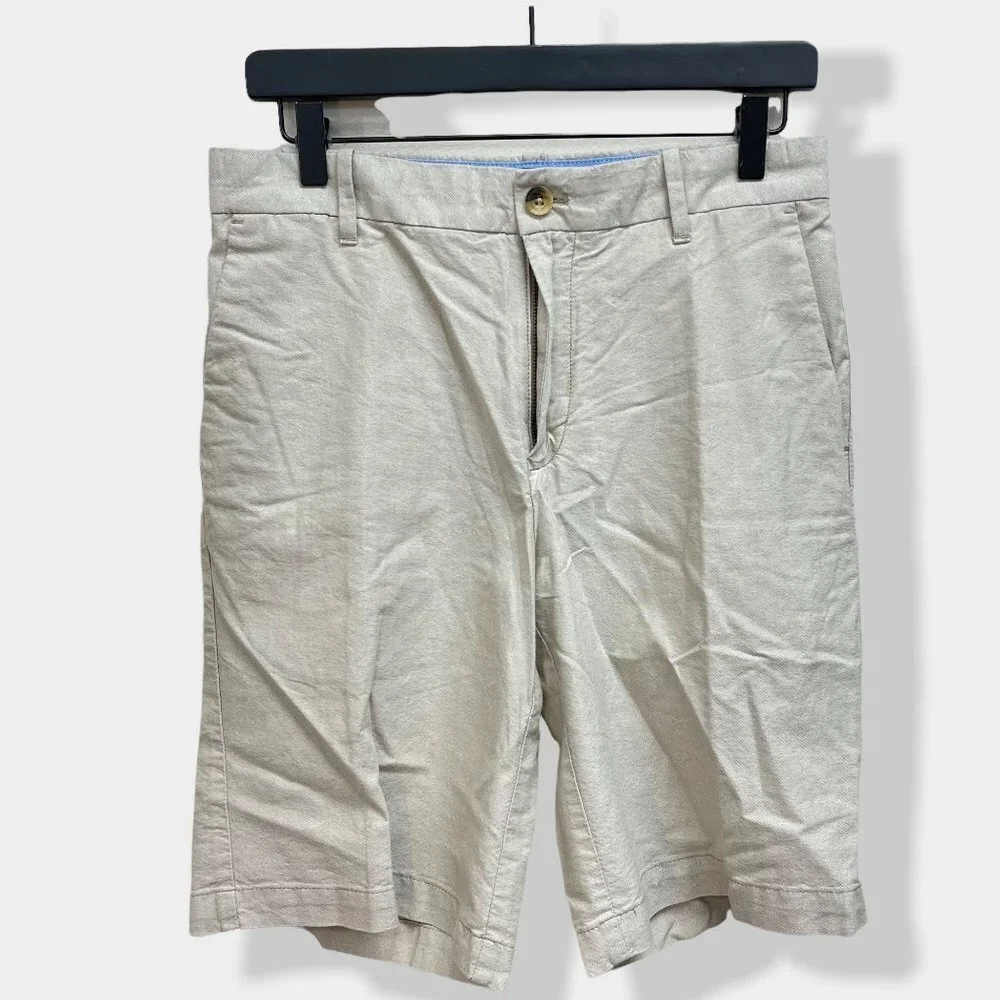 Izod Tan Cotton Chino‎ Shorts